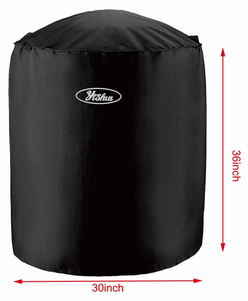 Custom Durable Polyester Rip-proof BBQ Waterproof Outdoor Round Charcoal Kettle Grill Barbecue Grill Cover