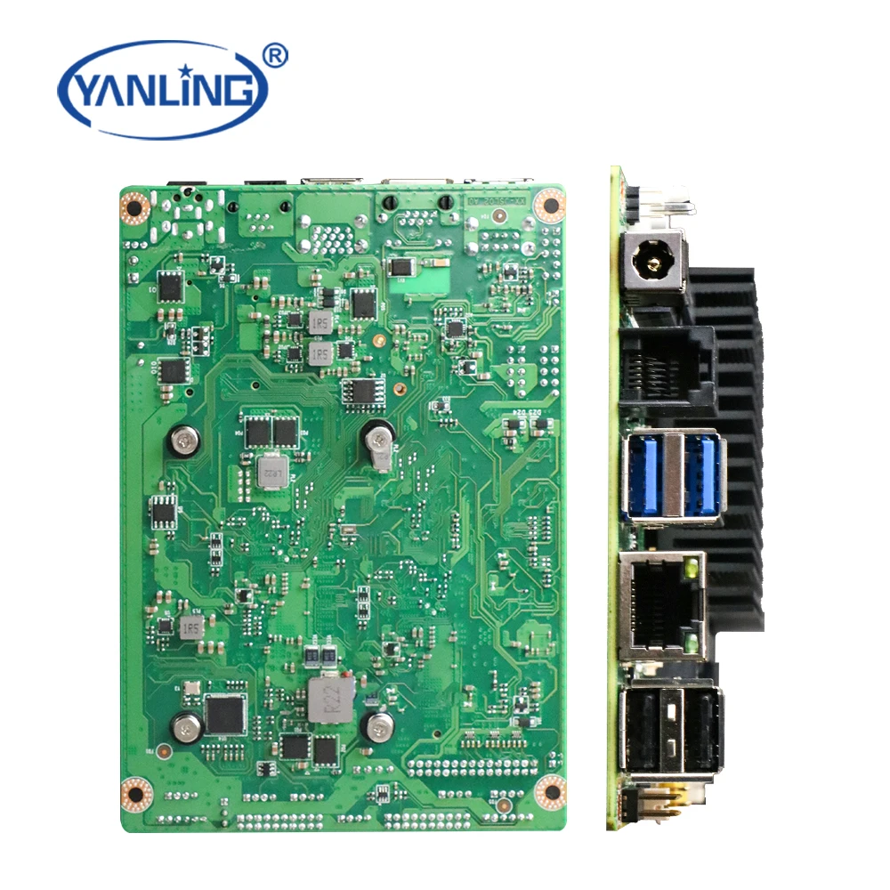 Custom Industrial Mini-ITX Motherboard 1RJ45 LAN 1Mini-PCIe 170x170mm industrial control pc motherboard for Digital Multimedia