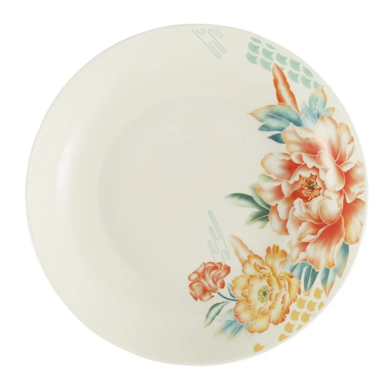 Popular Ceramic Bowl Wedding Souvenirs for Guests Dinner Set Dinnerware Ceramic Plates Wedding Decoration Home and Kitchen