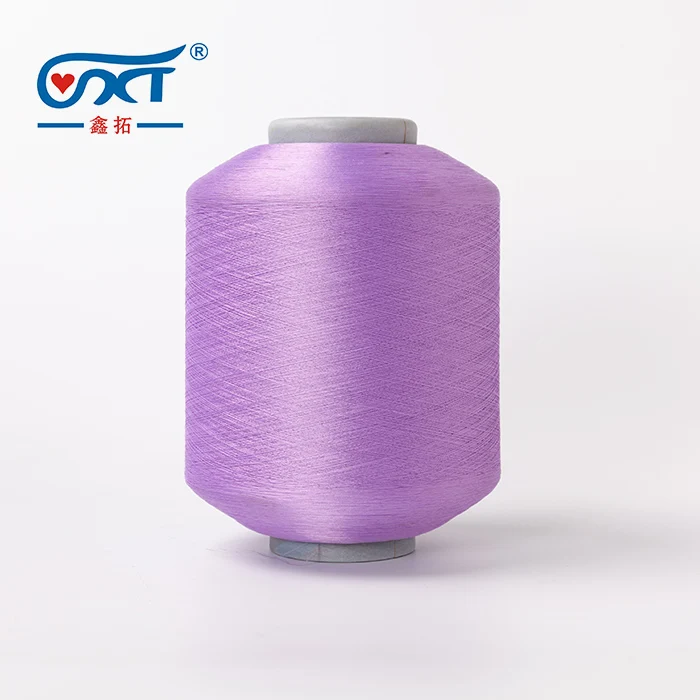 
3075 Dyed colors Spandex covered polyester yarn for socks knitting 
