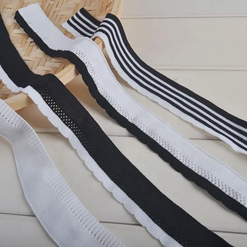 
New jacquard hollow ribbed cuff collar sweater knit thread female clothing DIY accessories 