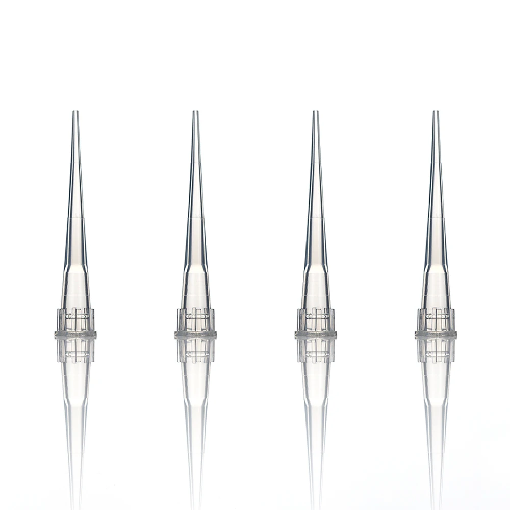 Medical pp low retention tip waterproof 10ul micro pipet tip