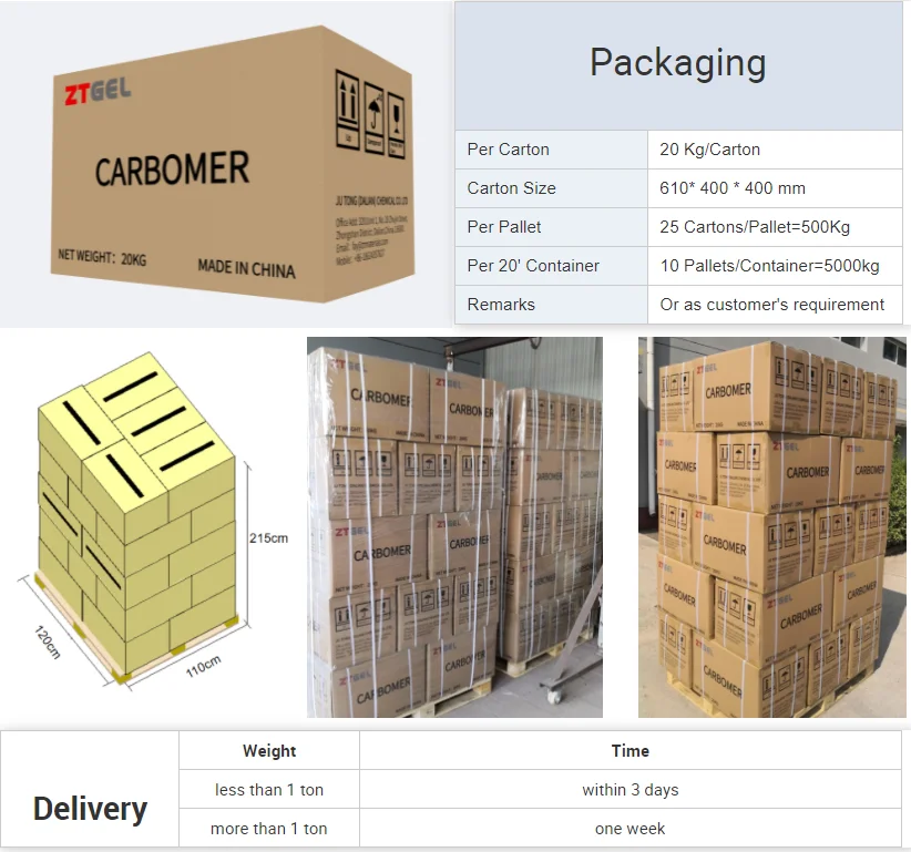 Daily Chemical Raw Material Carbopol carbomer Powder For Gel Cosmetics Uses Factory Price 9003-01-4 Carbomer