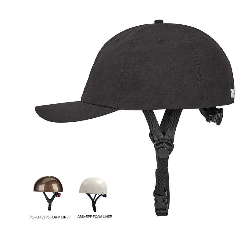 Lightweight Foldable EPP Helmet with LED Light Chic Cap Beanie Chapka Style for Bike Surfing Skate-Multi-Use Bucket Helmets