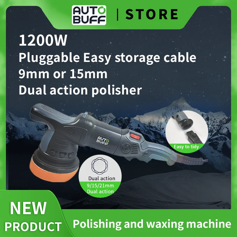 1200W orbit  dual action car polisher