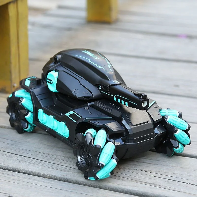 Hot selling 2.4G water tank light music toy rc water tanks Water bomb boys toys Multi-function remote control vehicle