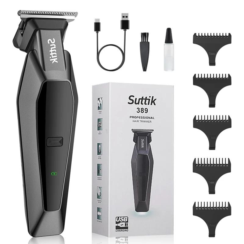 Hot Selling Lanumi 389 new hair trimmer machine price professional men hair clipper guide comb rechargeable hair clippers