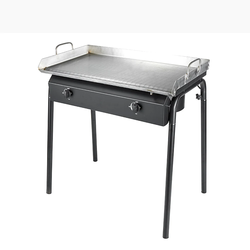 Автозажигание 2 газовая горелка Исследуйте газовую плиту наружный прибор для приготовления пищи