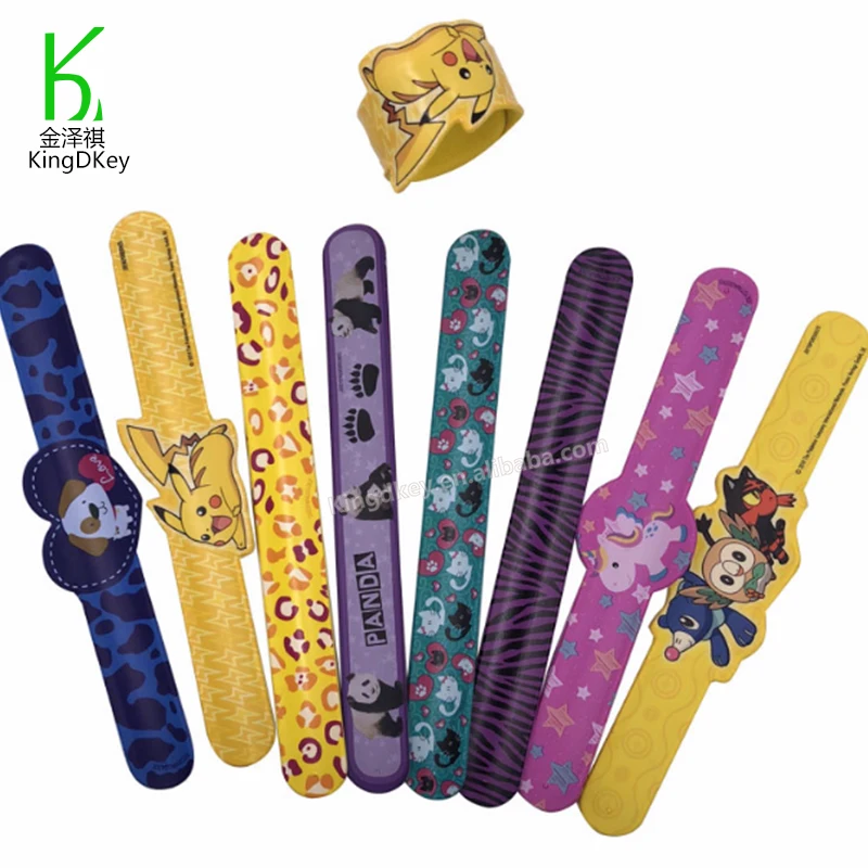 Slap Band Long Elastic Cheap Steel Set Wrap Cotton Armband Magnetic Superhero Super man Clap Wristband