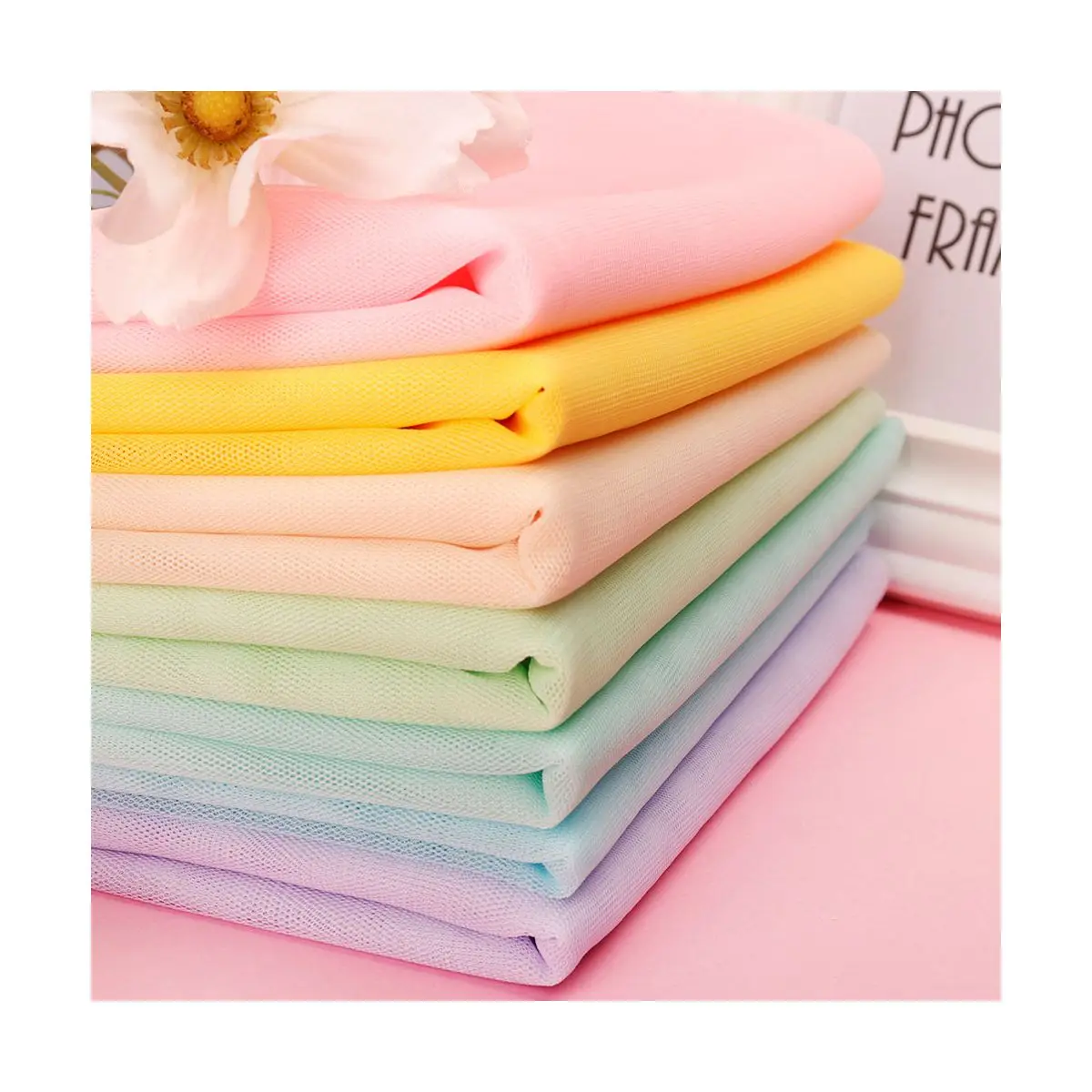 50D Mosquito Netting Fabric 100% Polyester Mesh Fabric