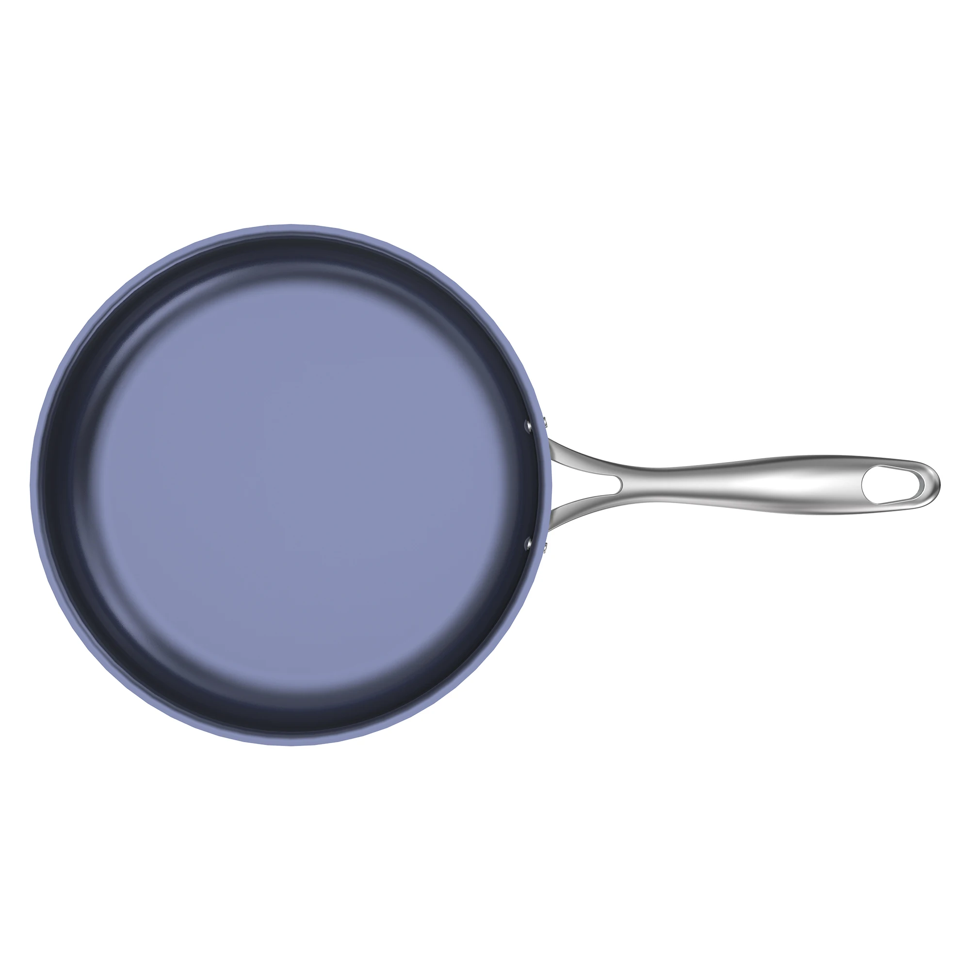 Professional Custom 26cm Durable Titanium Composite Nonstick Frying Pan With Handle