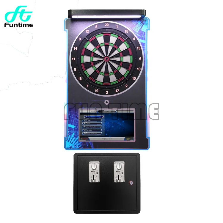 Coin Operated Darts Machine With Smart Online Match Darts Mini Plus Dart Game Machine for Game Center