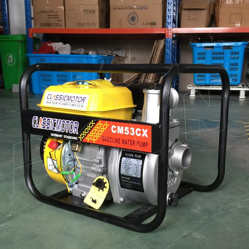 BISON China 2 Inch CE Standard Gasoline Iron Water Pump high lifting pump wp20