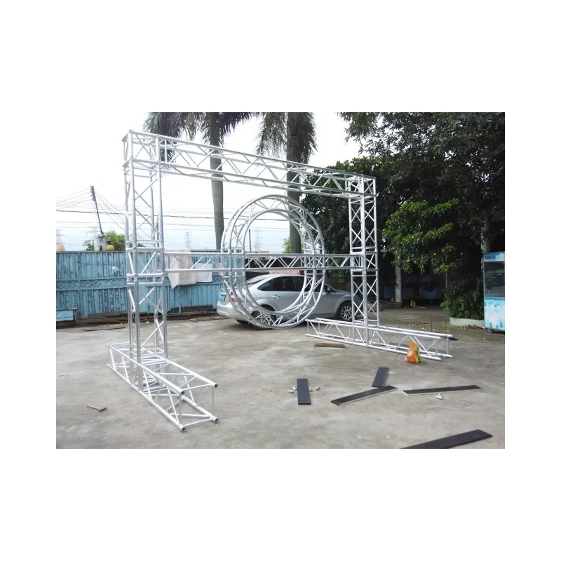Aluminum alloy Outdoor High Quality  Spigot/Bolt truss structural frame for wedding/light concert truss stage system for sale