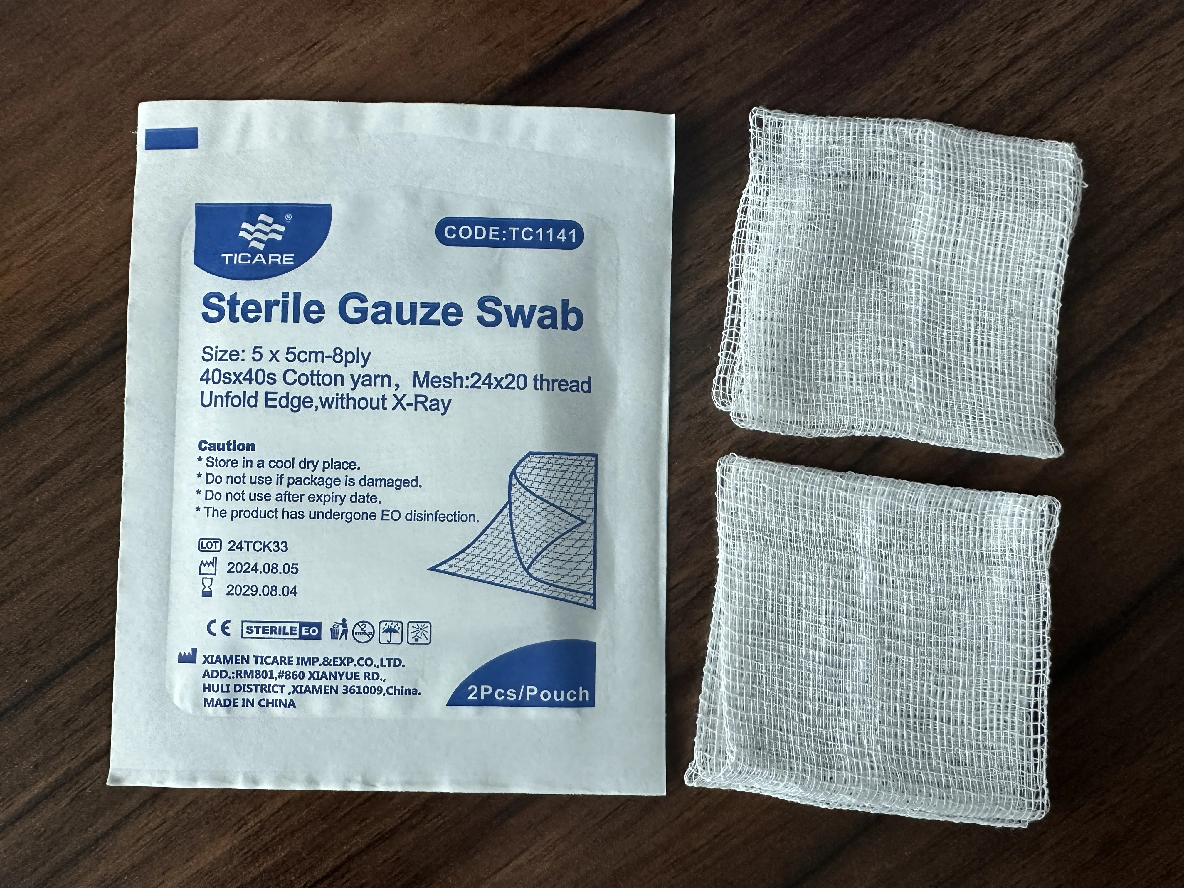 TICARE Sterile Gauze Balls Gauze sponge Cotton balls Gauze Swab Sterile