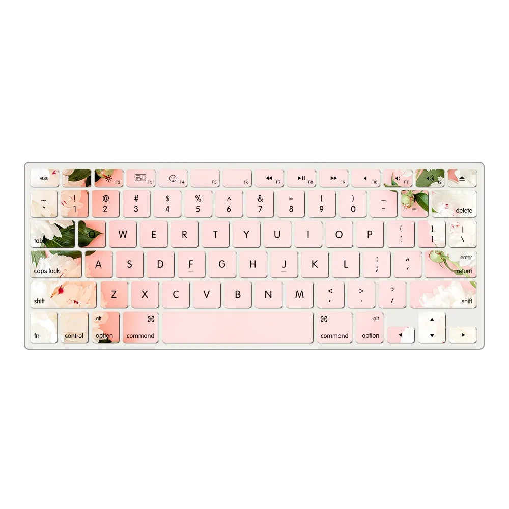 High quality beautiful Keyboard Cover for Macbook Silicone Waterproof Keyboard protector for Macbook 13 inch