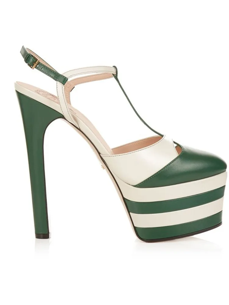 Support OEM/ODM Custom logo fashion design sexy lady high heels platform plus size women sandals