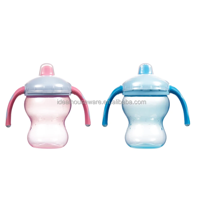 6oz/180ml  PP baby sipper cup with double handle