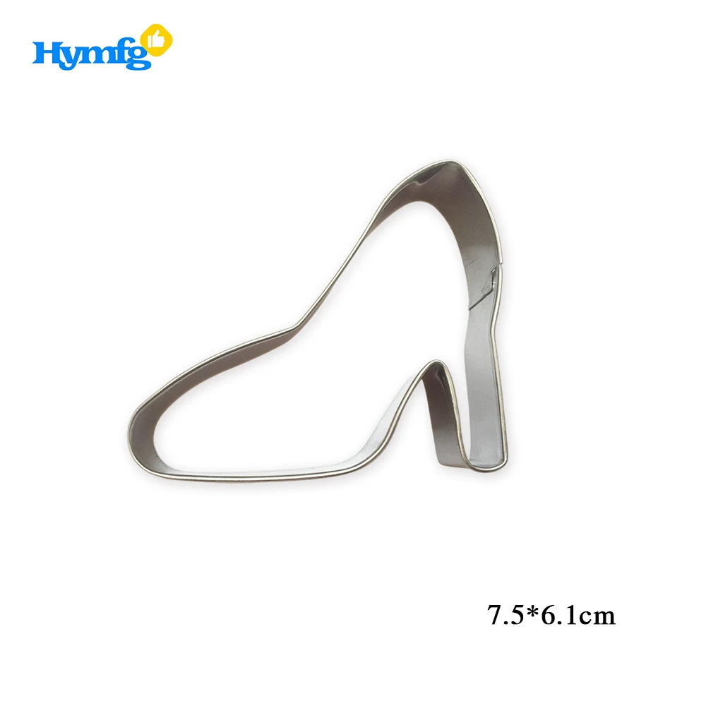 Metal Custom Stainless steel High Heels Cookie Cutter Mold