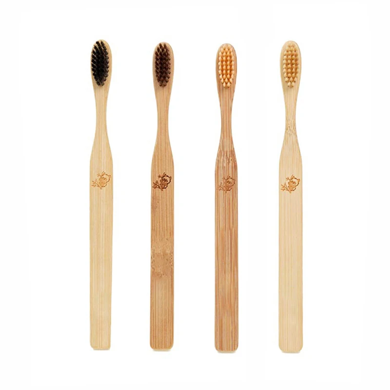Оптовая продажа 100% здоровая Экологически чистая бамбуковая зубная щетка бамбуковые мягкие щетинные зубные щетки с индивидуальным логотипом