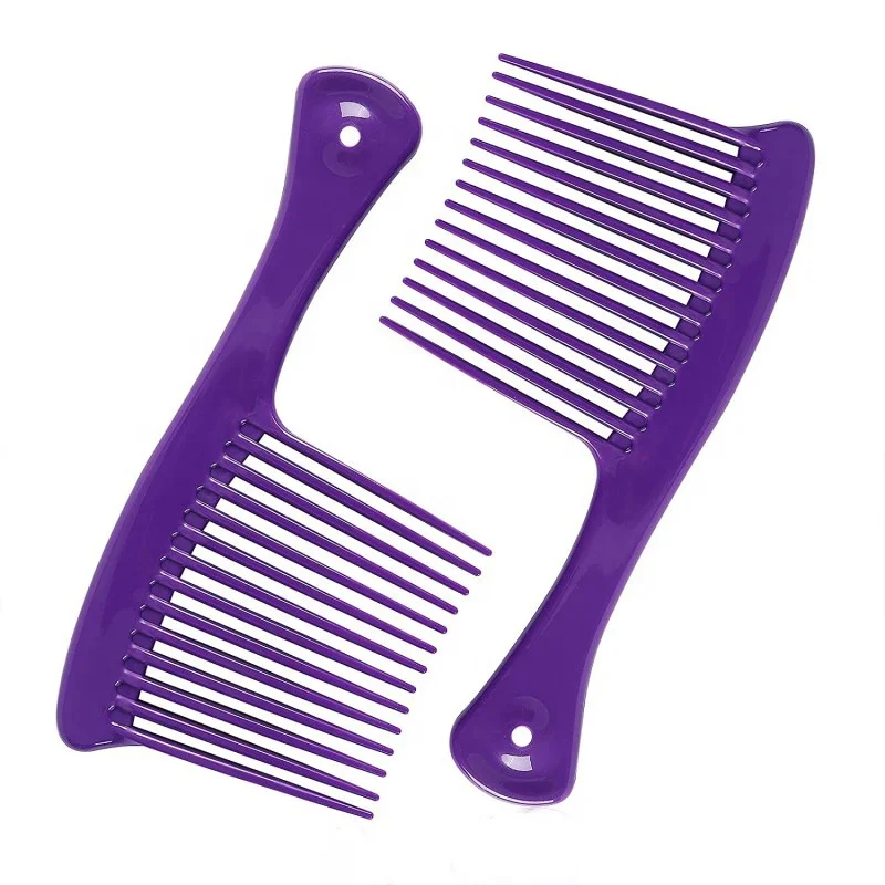 2023 High-quality Afro 4C Hair Plastic Jumbo Rake Pick Comb