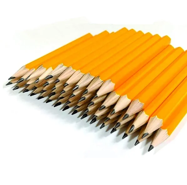 Golf Pencils, HB Half Pencils without Erase, , Pre-Sharpened, 3.5 inch Mini Pencils Pencils For Kid