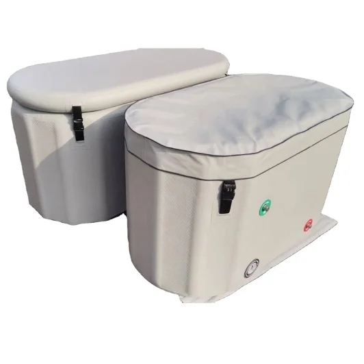 Manufacturer ice bath recovery tub inflatable cold plunge bath tub with lid