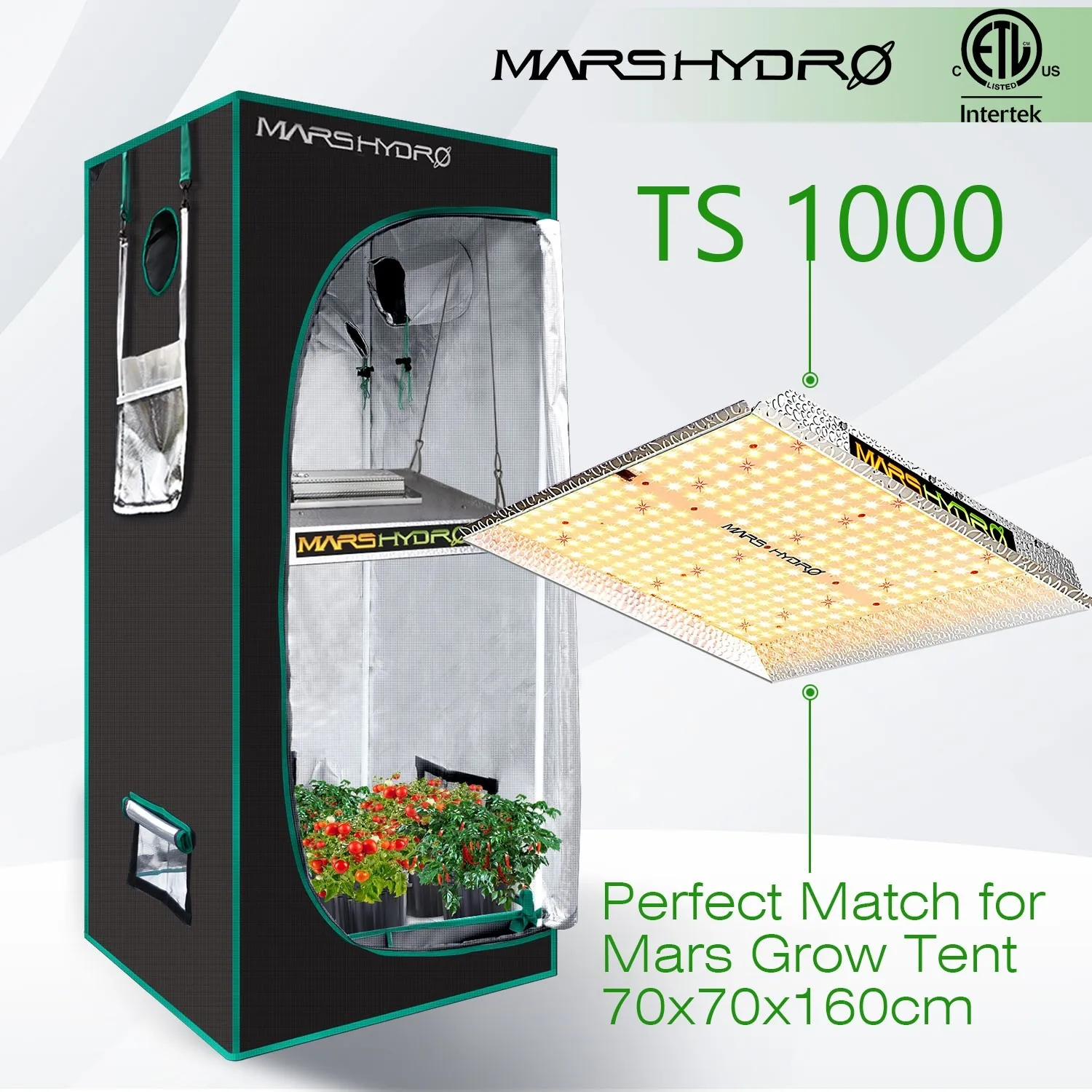  Светодиодная лампа полного спектра Mars Hydro TS1000 для выращивания садоводства 150 Вт в наличии оптовая продажа