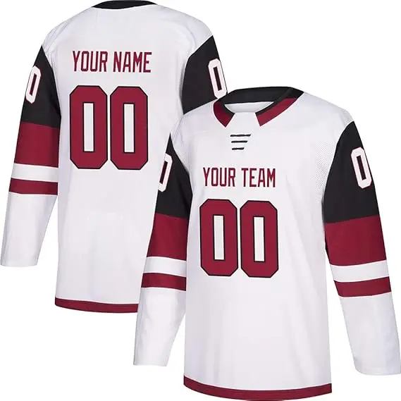 Free Design Heat Transfer Printing Team Wear Best Price Men Ice Hockey Jersey Custom Hockey Team Jerseys