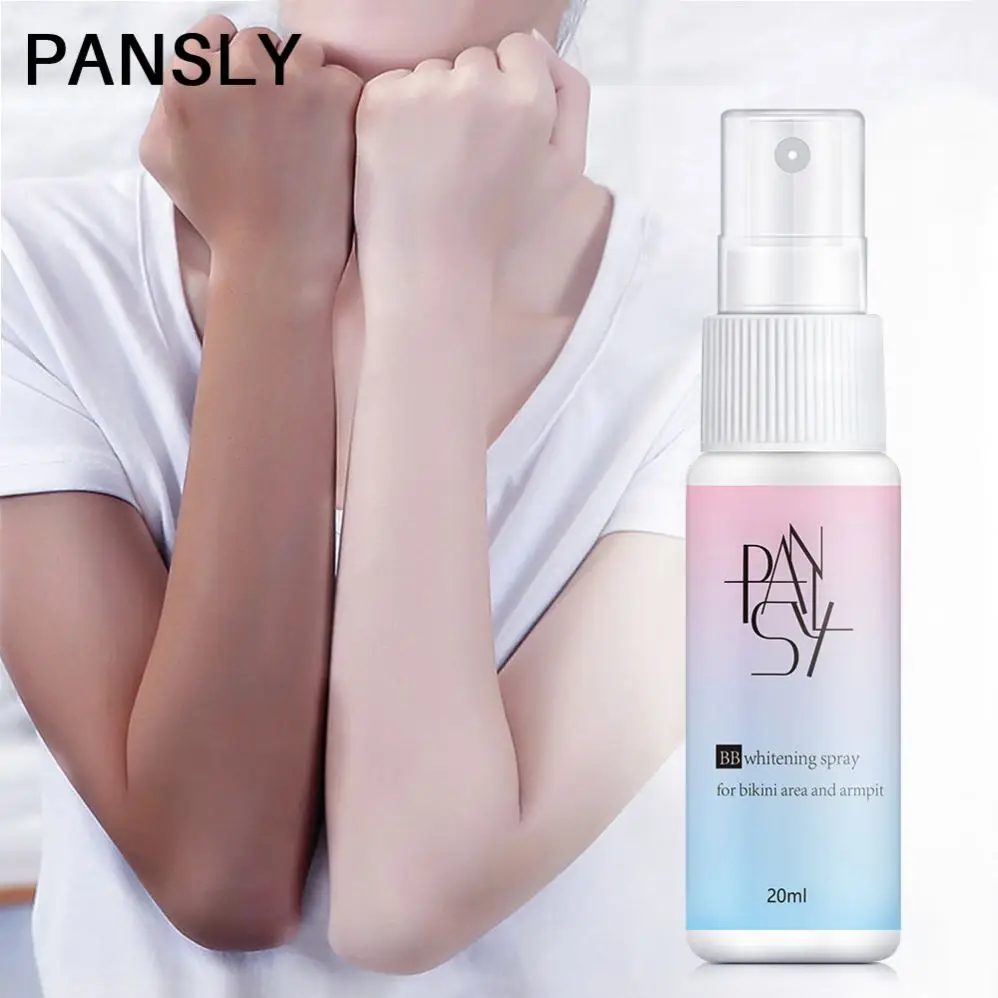 Pansly New Waterproof Body Sunscreen Skin Whitening Moisturizing Sunblock Concealer Refreshing Whole Body BB Whitening Spray