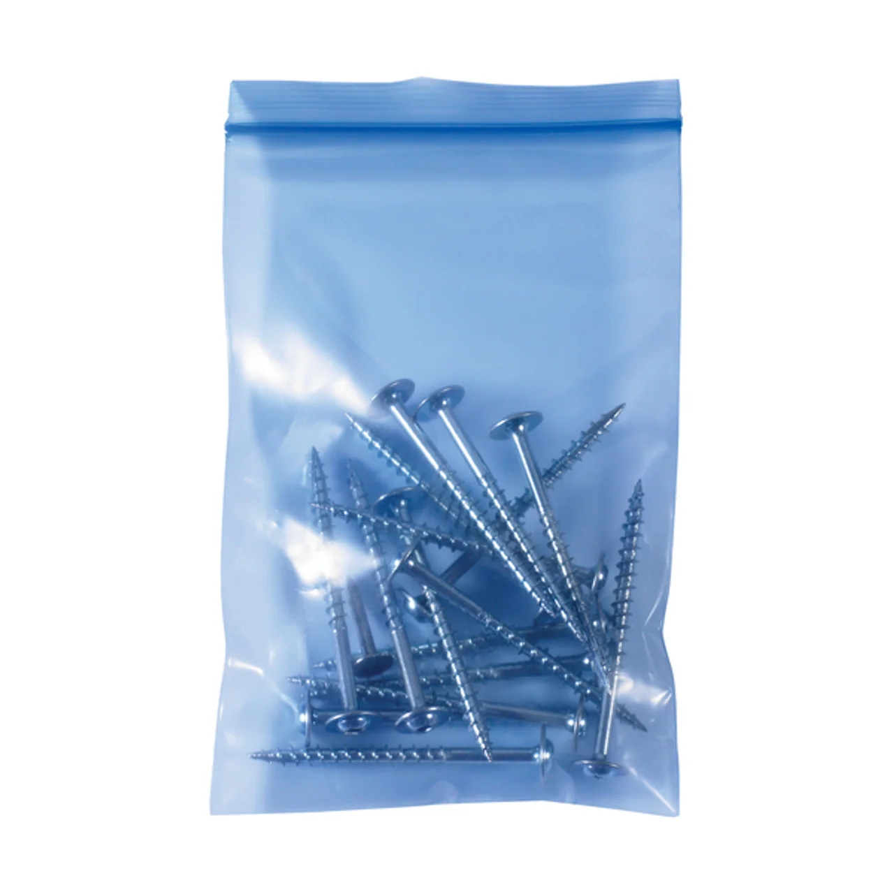 Resealable Plastic Vci Flat Anti Rust Anti Corrosion Poly Bag Vci Film Packaging for Metal / machines