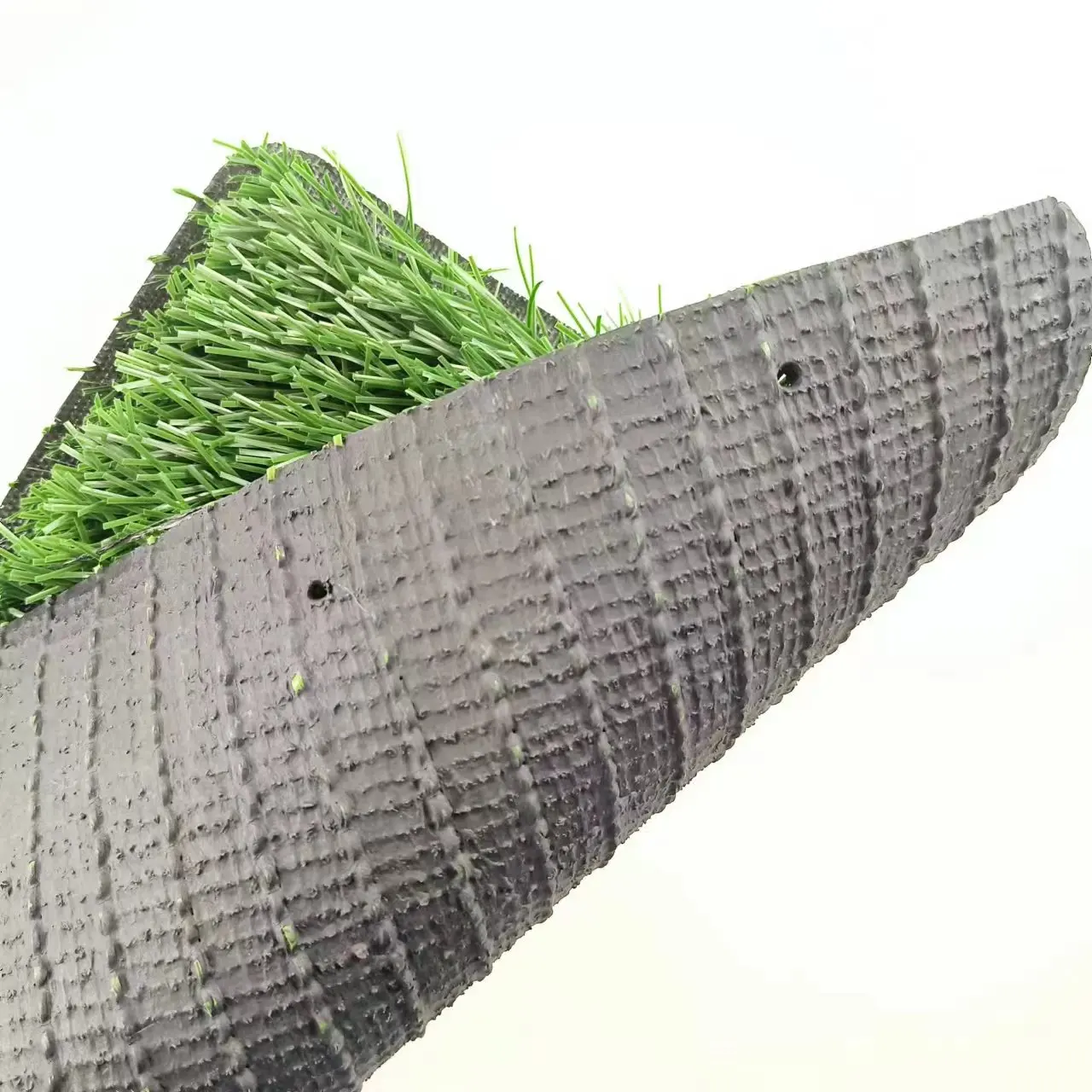 14Stitches and 16Stitches Grass Rolls 12000Dtex Bi color Black SBR Latex Backing Football Grass Turf Sport Grass
