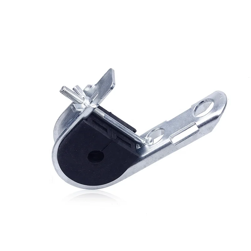 ADSS Galvanized Steel J Hook Suspension Clamp Short Span 100m Aerial for Round Cables