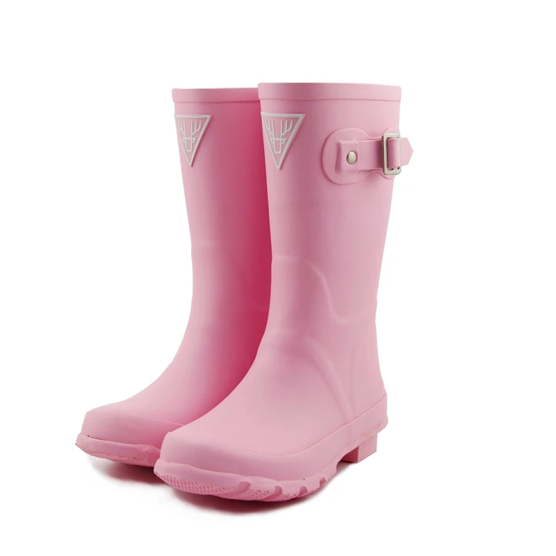 LAPPS Hot Sale knee-high Breathable rubber shoes Rain children plastic boot kids