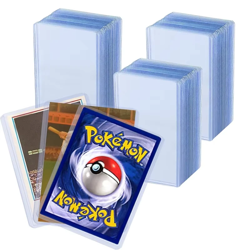 New Hard Card Sleeves Sports Card Holder Transparent Protective Sleeves For Holding Game Baseball Sports Trading Card