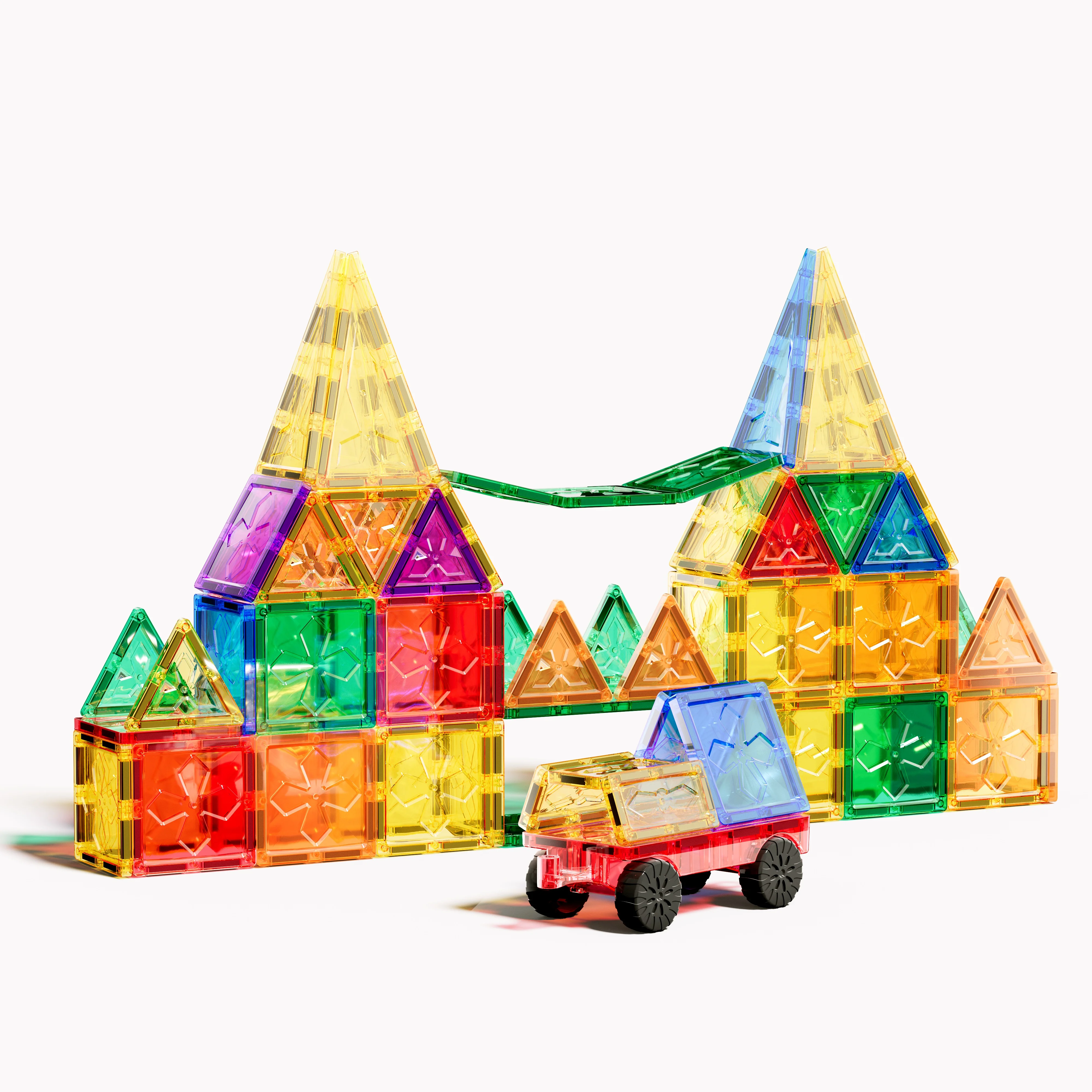 Explosive New Children Educational DIY Toy Magnetic Building Block Magnetic Tiles