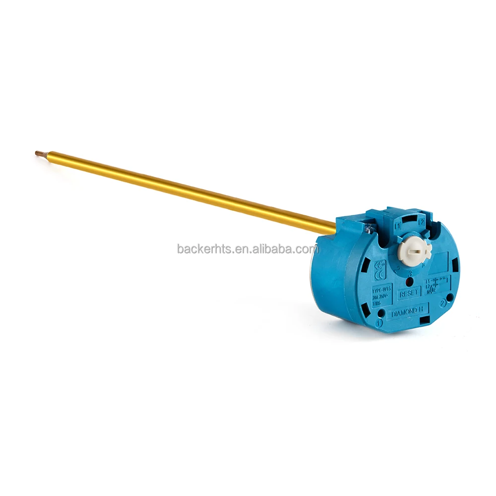 Single dual Safety Rod Thermostat manual reset thermostat for Water Heater Boiler Tank