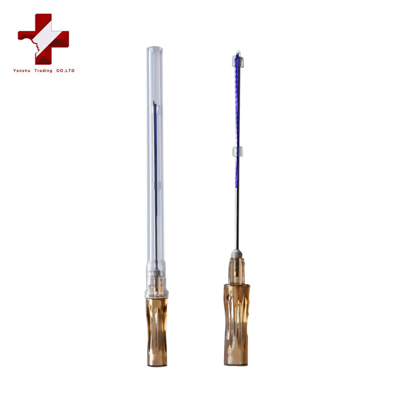 ACE PDO thread lift KOREA face/whole body - 360R Bidirection Cog Type/L-type Blunt Needle  (19G*100mm)