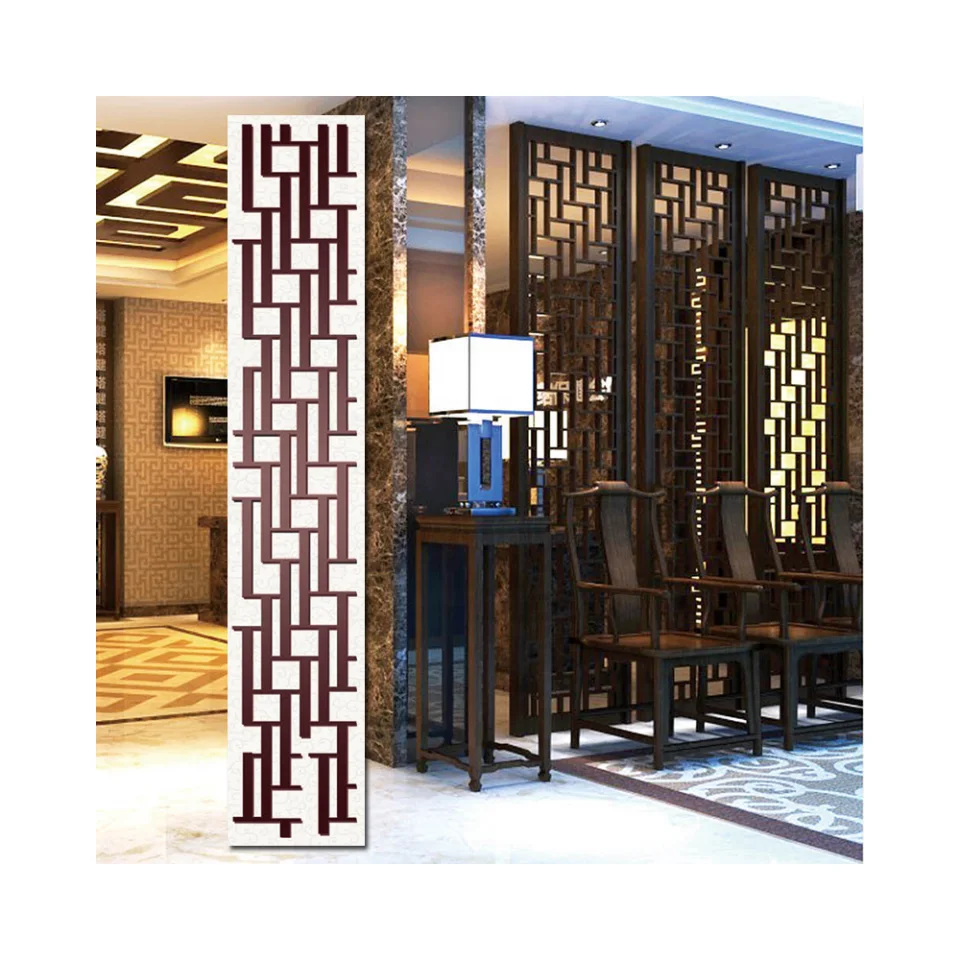 Лидер продаж высококачественный лазерный полый экран из нержавеющей стали лазерная резка металлическая перегородка разделительный для украшения