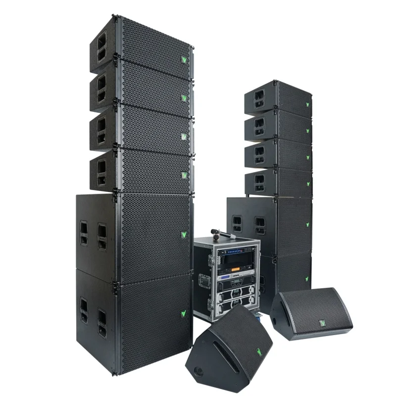 Line array speakers system audio indoor outdoor powered 10 inch passive line array speakers