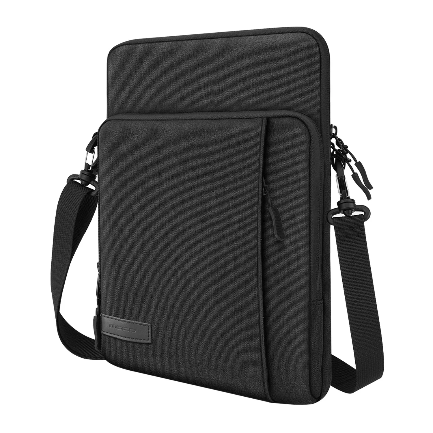 MOKO Durable Waterproof Pouch Case Tablet Sleeve Shoulder Bag for iPad Pro 12.9 Samsung Galaxy Tab S9 Plus 12.4 inches