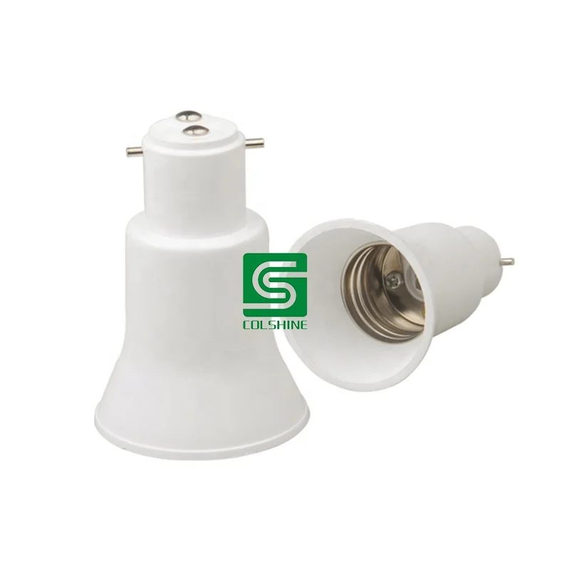 B22 to E27 Light Socket Adapter Bulb Holder Lamp Base Converter Bayonet Cap Edison Screw Holder