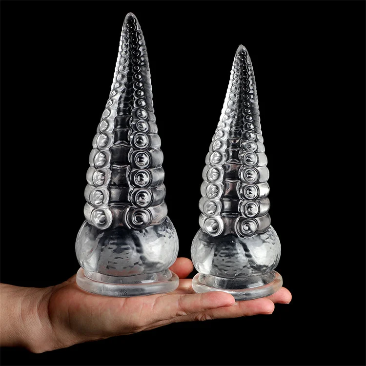 SM Anal Dilator Octopus Sex Toy Dildo Soft Crystal Long Tentacle Octopus Anal Plug With Suction Cup