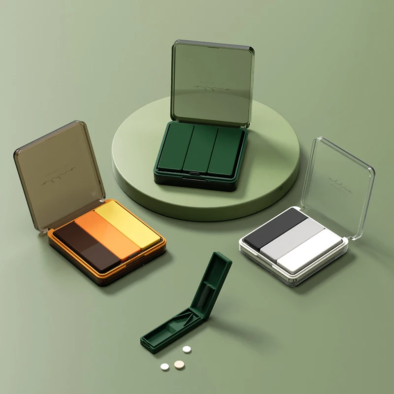 JiuYue AM PM Weekly 7 Days/3 Days Pill Box Large Daily Pill Cases Pill Organizer