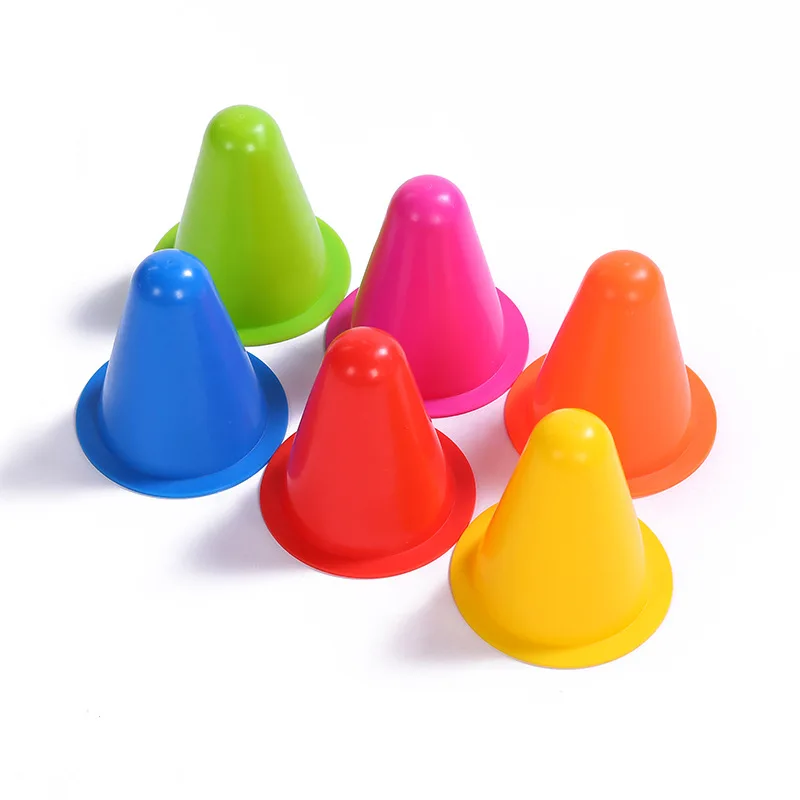 8cm high roller skating obstacle plastic cone football training equipment training cone