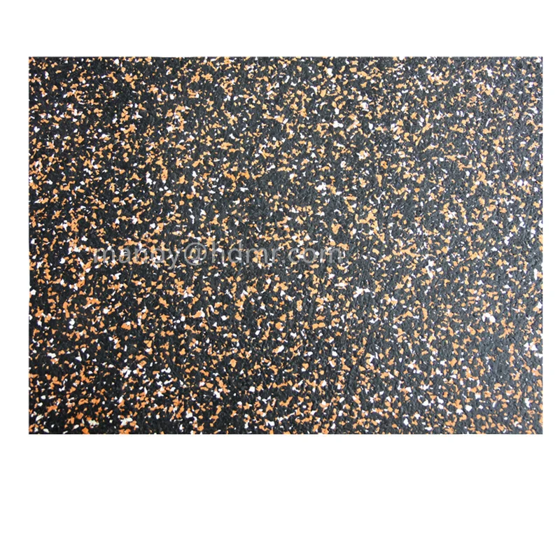 China producer compound epdm white and orange dots rubber tiles