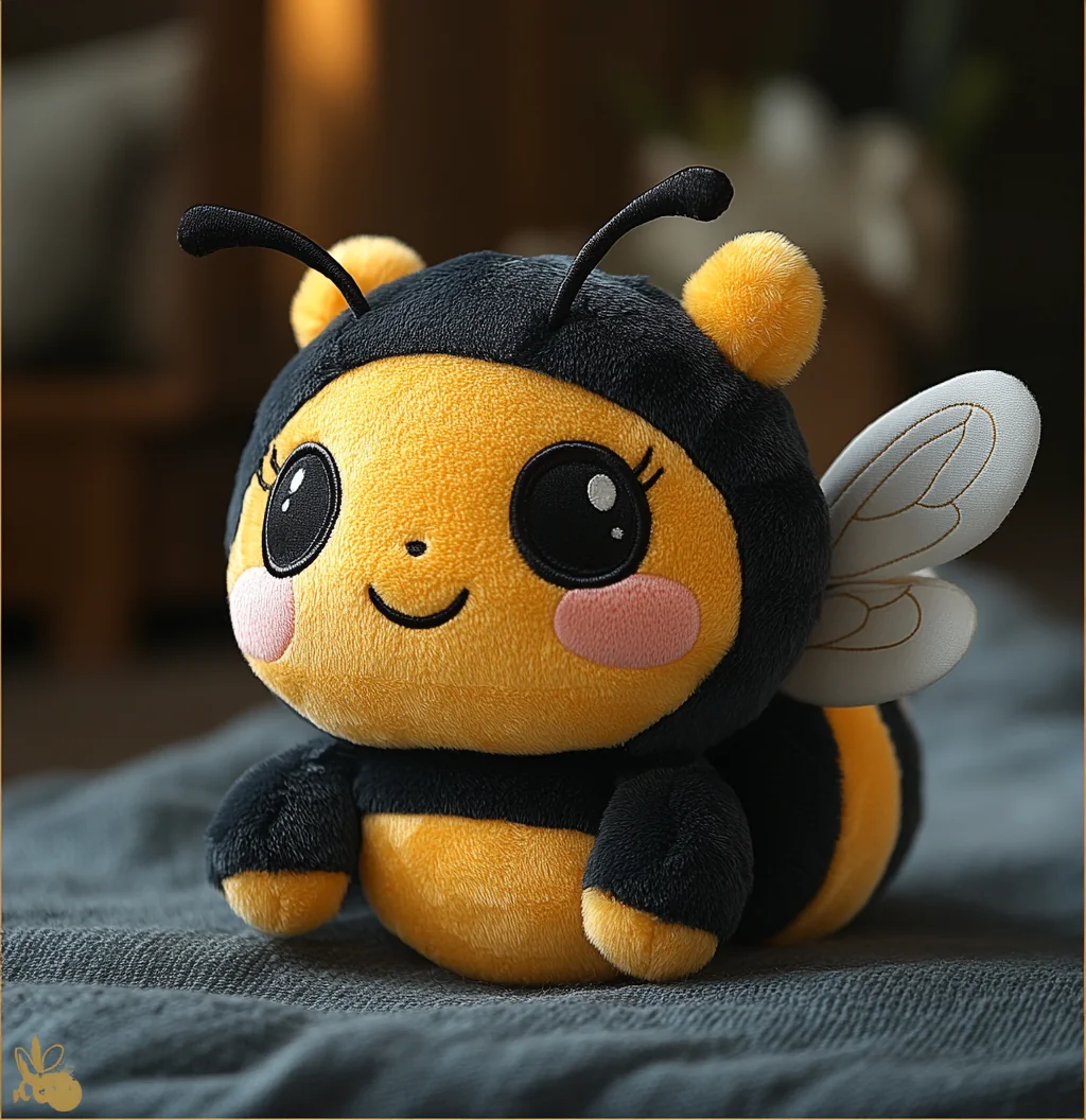 Little bee plush toys soothing doll kids soothing doll simulated animal doll holiday gifts