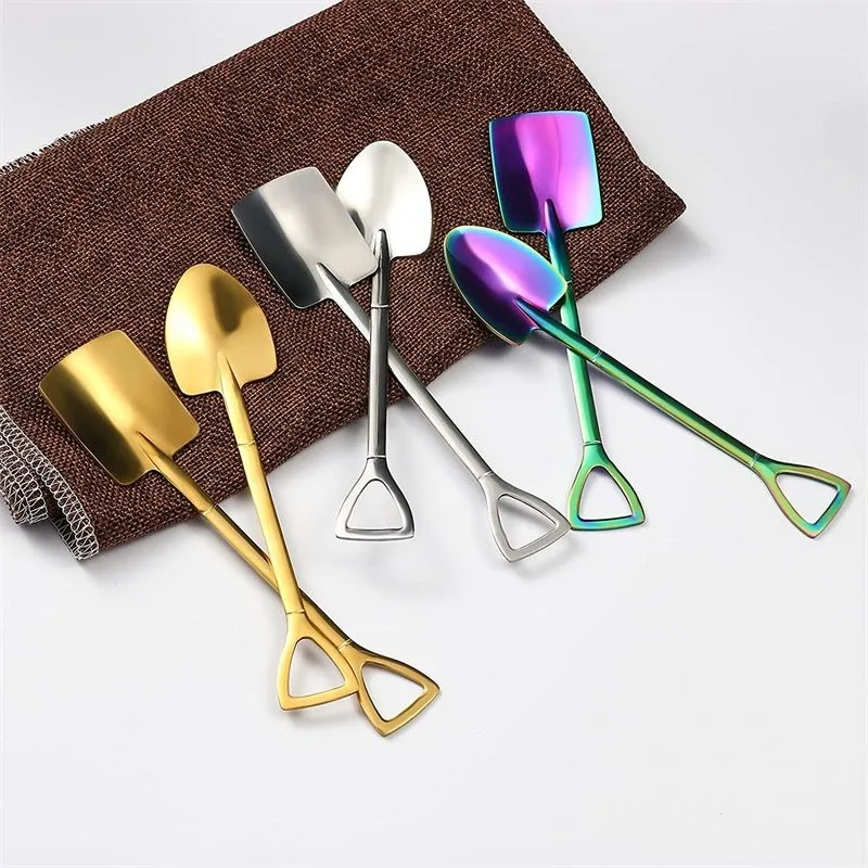 Wholesale Factory Price Best Sellers Watermelon Spoon Shovel Shaped Ice Cream Coffee Spoon