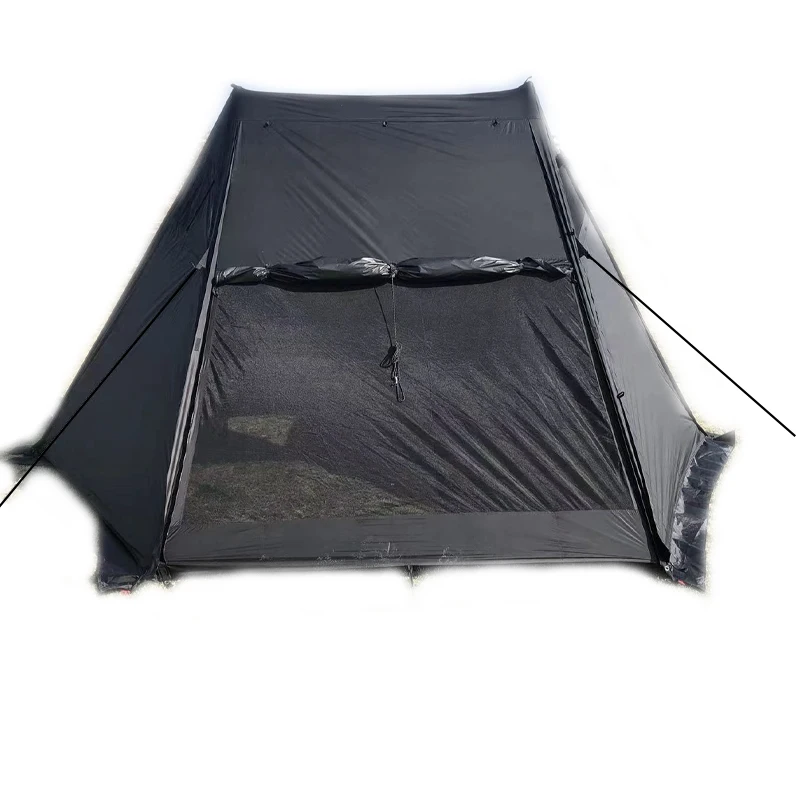 Outdoor campsite pyramid tent shelter tent camping 3-4 persons sunscreen rain proof easy to carry