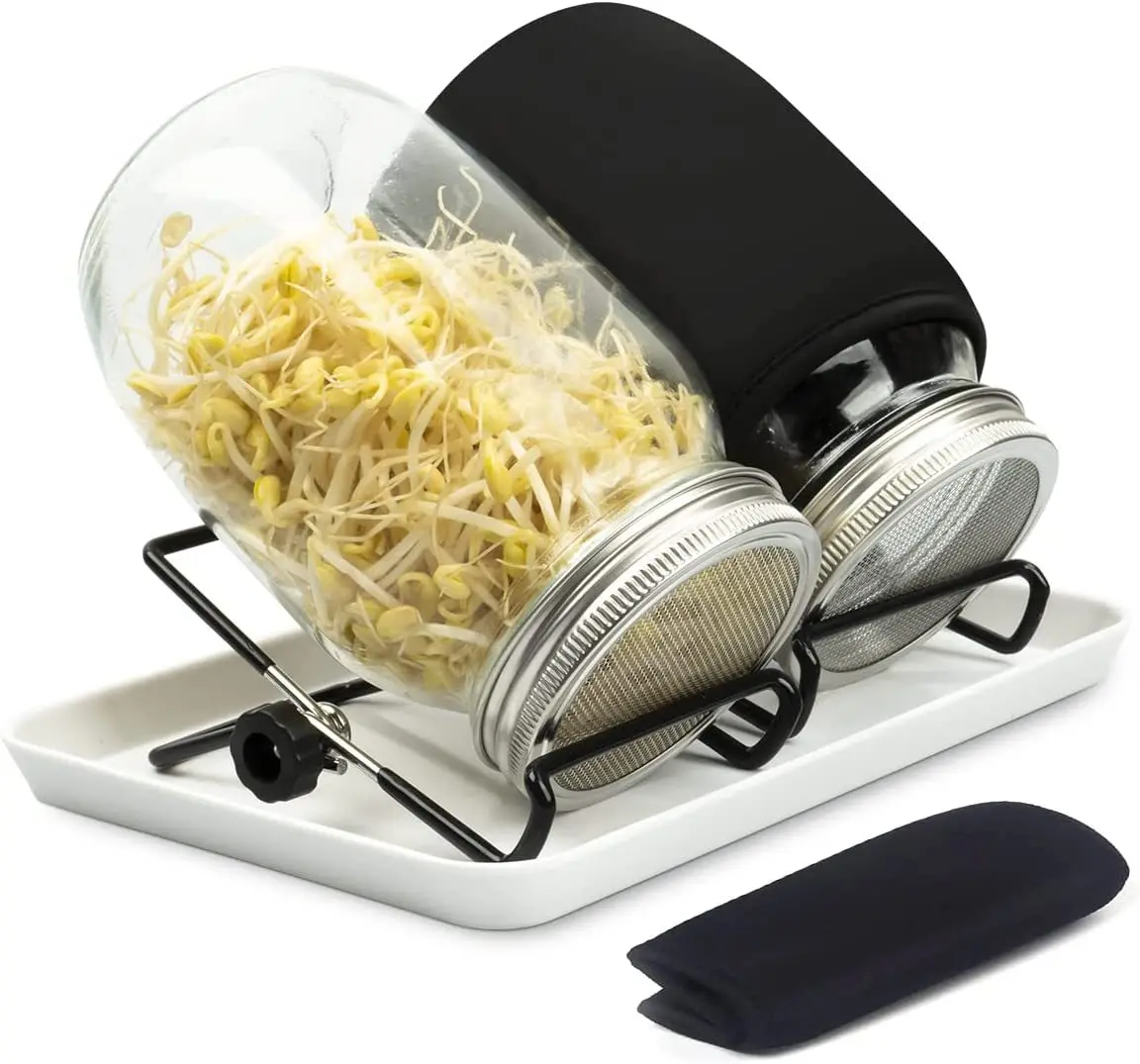 16oz 32oz 64oz Sprout Maker Seed Sprouting Jar Kit